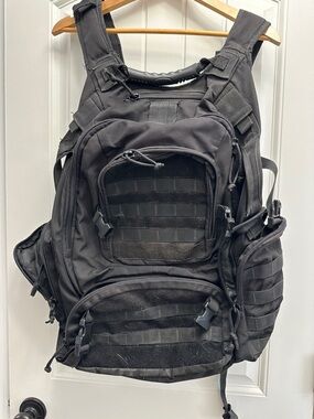 Men's Tactical Utility Backpack in Black